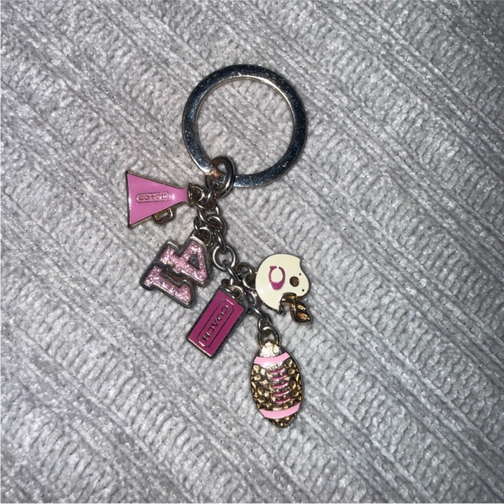 Coach RARE Cheerleader Charm Keychain